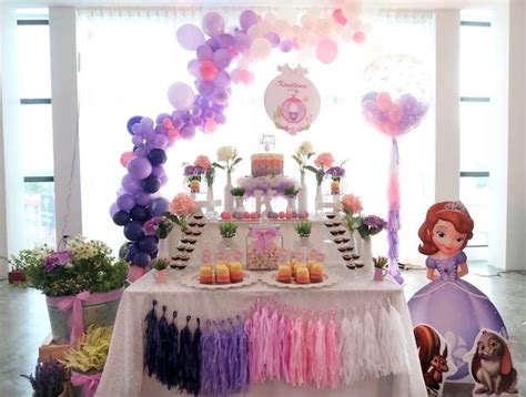 Kara's Party Ideas Floral Sofia The First Birthday Party | Kara's Party Ideas