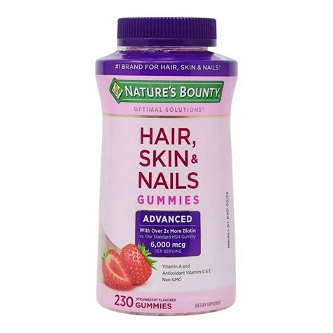 Nature's Bounty Advanced Hair Skin Nails Gummies - 230 - Asset Pharmacy