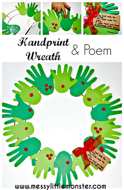 Handprint Advent Wreath Clipart