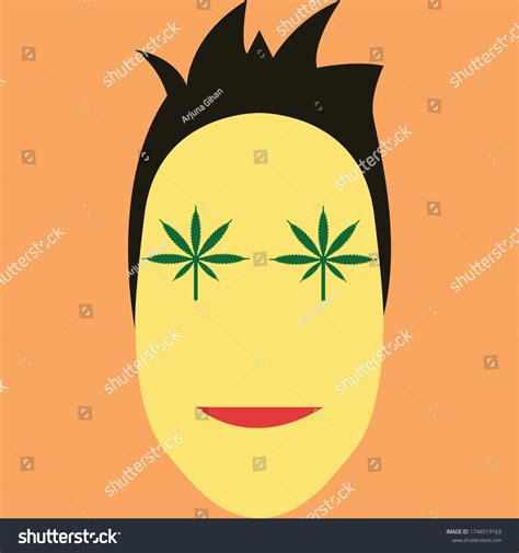Marijuana Simple Clip Art Vector Illustration Stock Vector (Royalty Free) 1744519163 | Shutterstock