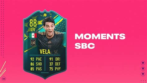 FIFA 23 SBC Carlos Vela Moments – Cheapest Solutions | FifaUltimateTeam ...