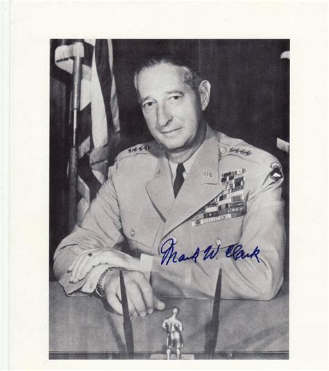 MARK WAYNE CLARK (Mark W. Clark, MARK CLARK, 1896-1984) amerikanischer General, 1943/44 OB in ...