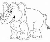 Elephant Printable Coloring Pages sketch template