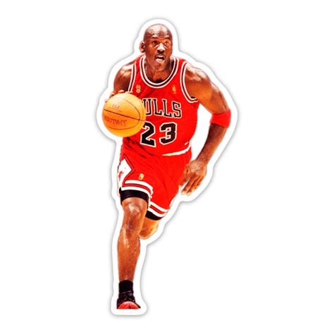 Sticker Michael Jordan Chicago Bulls | MuralDecal.com