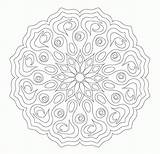 Complex Flower Coloring Pages  Home sketch template