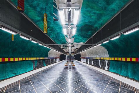 Stockholm Subway Station Art Design | Stockholm metro, Installation art ...