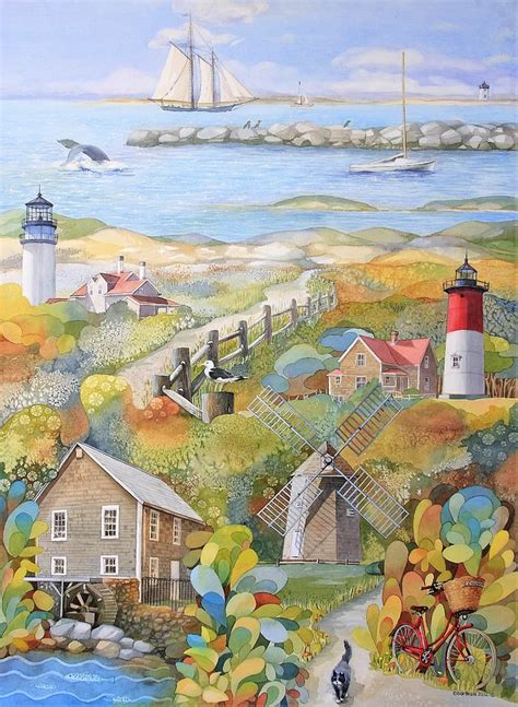 Cape Cod Painting Painting by Ezartesa Art - Fine Art America