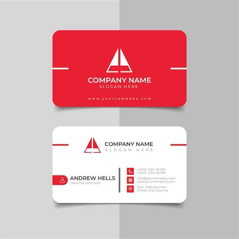 Premium Vector | Professional business card template design