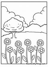 Nature Coloring Sheets For Kids Pages sketch template