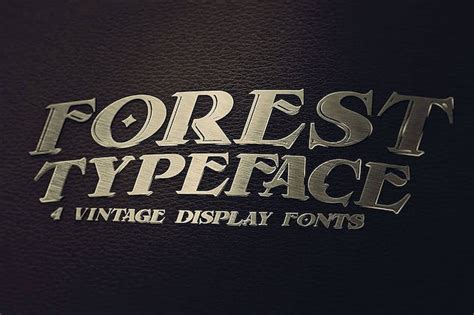 Forest - Display Font - Design Template Place