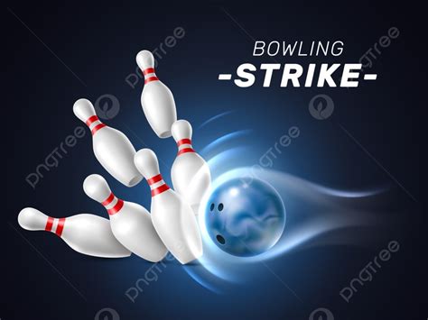 Realistic Bowling Strike Ball Template Download on Pngtree