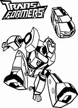 Transformers Bumblebee Coloring Pages sketch template