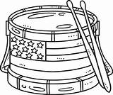 Marching Drum Isolated Coloring Page For Kids 19943233 Vector Art At  sketch template