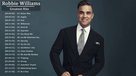 Robbie Williams Greatest Hits ♫ Best Songs Of Robbie Williams ♫ Robbie ...