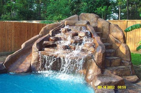 Pin by Diego on Waterfalls | Waterfalls backyard, Swimming pool waterfall, Backyard pool