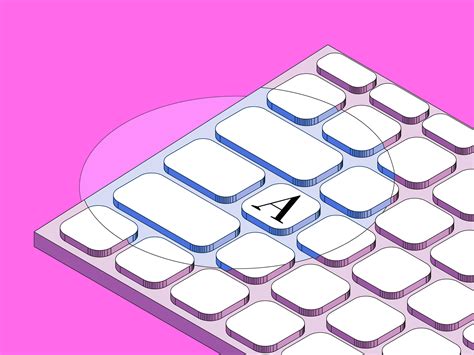 Pink Isometric Keyboard by Alexandra Terzi on Dribbble