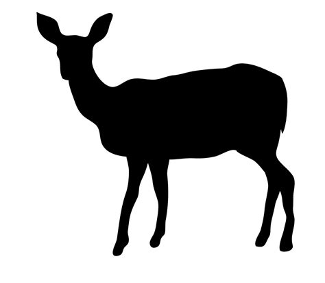 Doe deer head clipart black and white - ClipArt Best - ClipArt Best