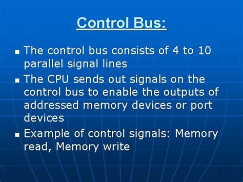 Overview of microcomputer structure and operation Data Bus