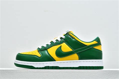 Nike Dunk Low SP “Brazil” Yellow Green CU1727-700 - FavSole.com