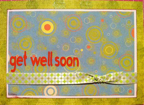 Get well soon card. | Get well, Get well soon, Cards