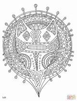Tribal Print Coloring Pages sketch template