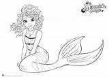 Barbie Mermaid Princess Coloring Pages sketch template