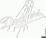 Los Angeles Dodgers Coloring Pages sketch template