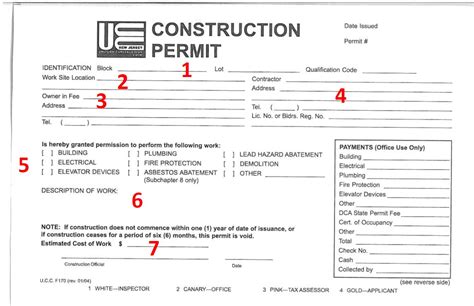 How To Fill Out a Construction Permit – Township of Florence