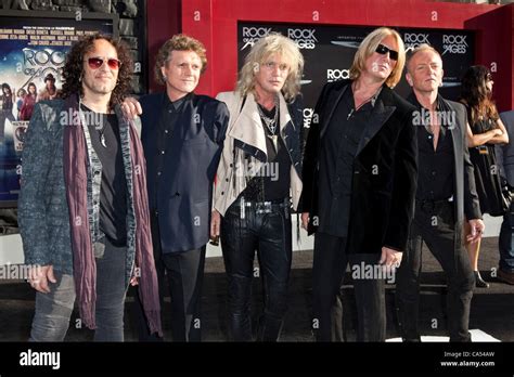 Def Leppard at arrivals for ROCK OF AGES Premiere, Grauman's Chinese ...