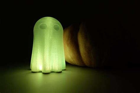 3D Printed Halloween Ghost LED Light | Gadgetsin