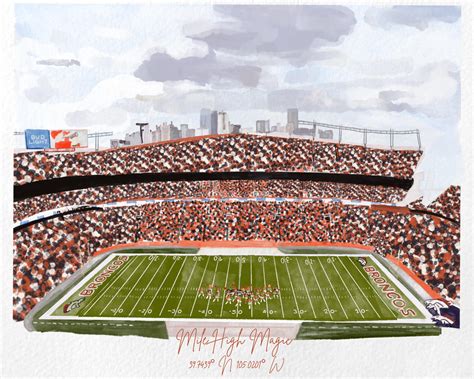 Painted our amazing stadium. How did I do? : r/DenverBroncos