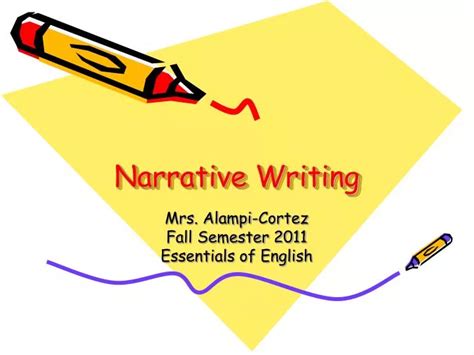 PPT - Narrative Writing PowerPoint Presentation, free download - ID:5521187