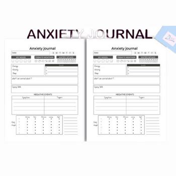 Anxiety Journal Canva Template | Made By Teachers