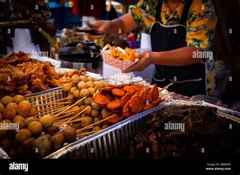 Lao New Year food selection Stock Photo - Alamy