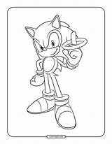 Best Sonic The Hedgehog Coloring Pages sketch template