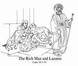 Rich Man And Lazarus Free High Resolution Images sketch template