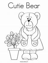 Coloring Bear  Coloring Home sketch template