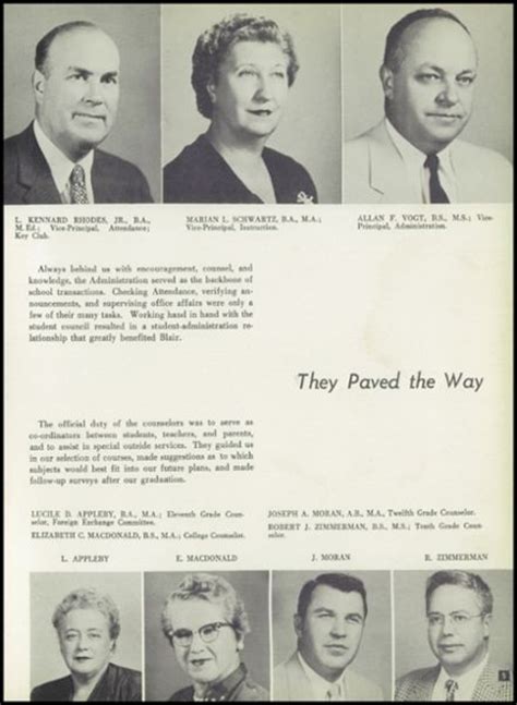 Explore 1957 Montgomery Blair High School Yearbook, Silver Spring MD - Classmates