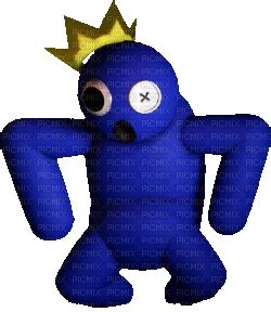 Blue - rainbow friends, animated , horror , scary , roblox , blue , monster - Free animated GIF ...