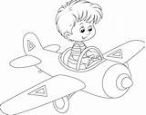 Pilot Coloring Pages sketch template