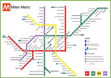 Milan metro map | Metro map, Milan map, Milan