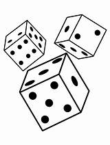 Free Dice Coloring Page  Printable Pages For Kids sketch template