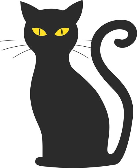 Printable Halloween Cat Silhouette