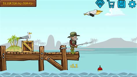 Play Fisherman - Idle Fishing Clicker - Free online games with Qgames.org