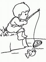A Coloring Page Of Little Boy  Home sketch template