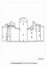Free Chateau Fort Coloring Page  Coloring Page Printables Kidadl sketch template