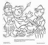 Peter Escapes Prison Pages Coloring sketch template