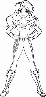 Superwoman Coloring Sheets Printable Pages sketch template