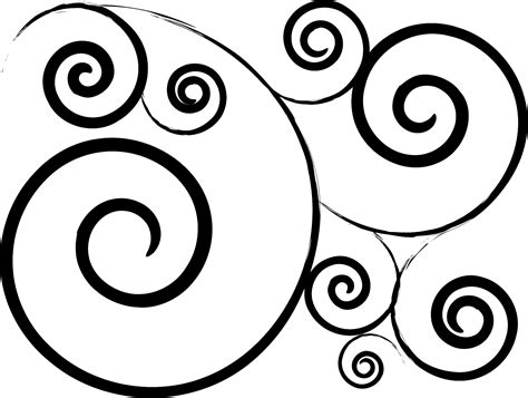 swirls | Crafty - Stencil, template, outline, design. For embroidery,…
