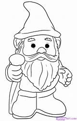 Free Printable Gnome Coloring Pages sketch template